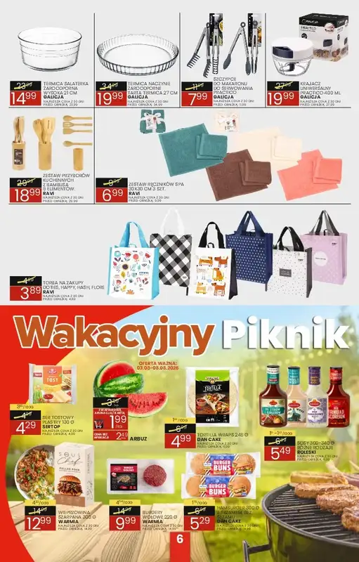 Wafelek - gazetka promocyjna Gazetka od poniedziałku 27.07 do soboty 08.08 - strona 6