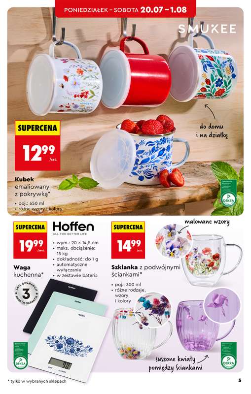 Biedronka - gazetka promocyjna Hity i inspiracje, od 20.07 od poniedziałku 20.07 do środy 05.08 - strona 9