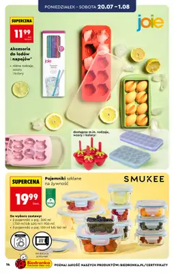 Biedronka - gazetka promocyjna Hity i inspiracje, od 20.07 od poniedziałku 20.07 do środy 05.08 - strona 18