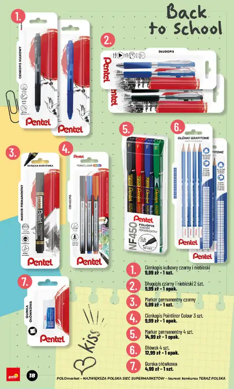 POLOmarket - gazetka promocyjna Katalog Back to School od piątku 24.07 do czwartku 10.09 - strona 18