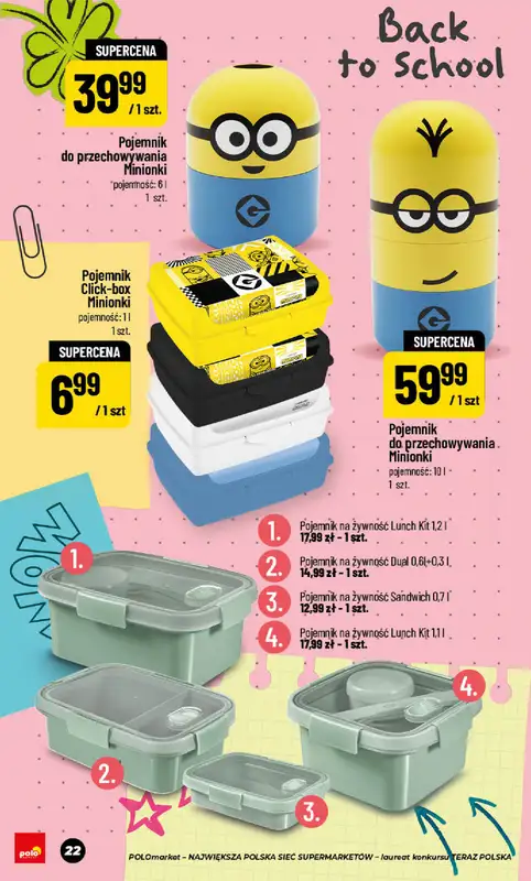 POLOmarket - gazetka promocyjna Katalog Back to School od piątku 24.07 do czwartku 10.09 - strona 22