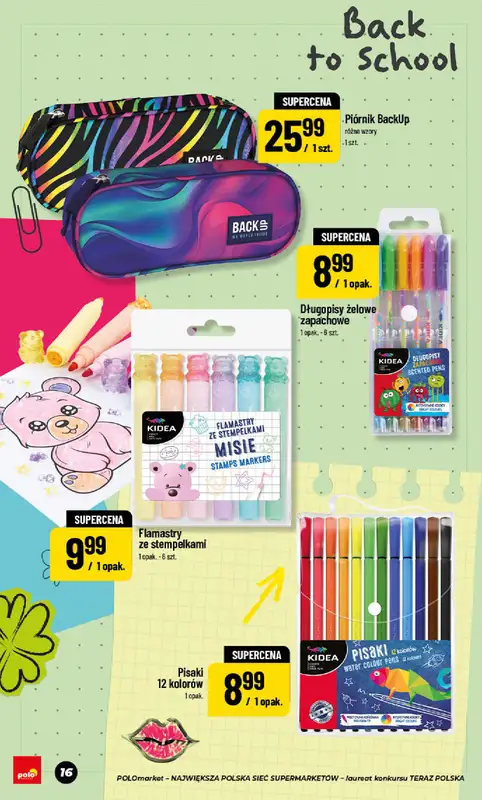 POLOmarket - gazetka promocyjna Katalog Back to School od piątku 24.07 do czwartku 10.09 - strona 16