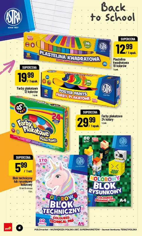 POLOmarket - gazetka promocyjna Katalog Back to School od piątku 24.07 do czwartku 10.09 - strona 6
