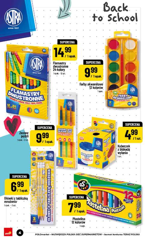 POLOmarket - gazetka promocyjna Katalog Back to School od piątku 24.07 do czwartku 10.09 - strona 4