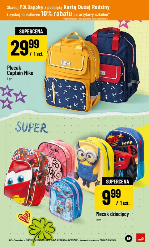 POLOmarket - gazetka promocyjna Katalog Back to School od piątku 24.07 do czwartku 10.09 - strona 19