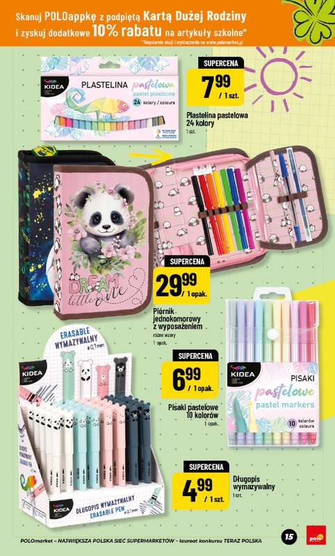 POLOmarket - gazetka promocyjna Katalog Back to School od piątku 24.07 do czwartku 10.09 - strona 15
