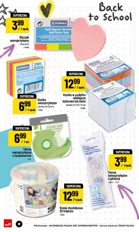 POLOmarket - gazetka promocyjna Katalog Back to School od piątku 24.07 do czwartku 10.09 - strona 8