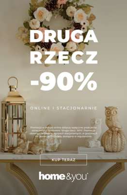 home&you - gazetka promocyjna Druga rzecz -90% od piątku 24.07 do wtorku 28.07