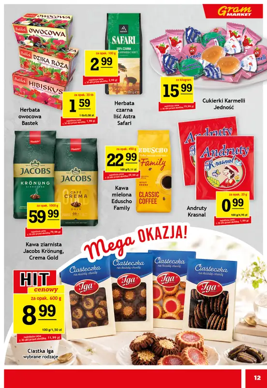 Gram Market - gazetka promocyjna Gazetka od środy 29.07 do wtorku 04.08 - strona 12