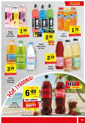 Gram Market - gazetka promocyjna Gazetka od środy 29.07 do wtorku 04.08 - strona 14