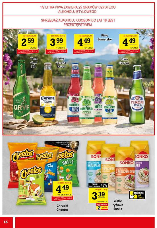Gram Market - gazetka promocyjna Gazetka od środy 29.07 do wtorku 04.08 - strona 13