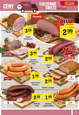 Gram Market - gazetka promocyjna Gazetka od środy 29.07 do wtorku 04.08 - strona 4