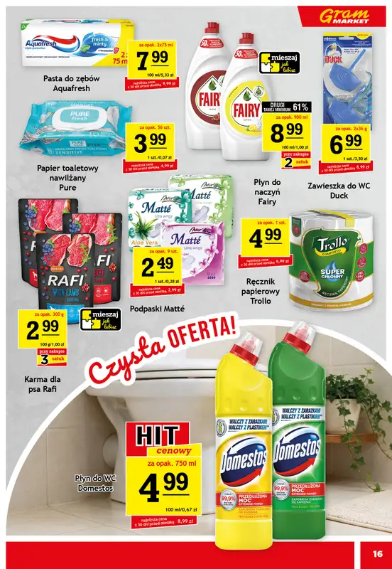 Gram Market - gazetka promocyjna Gazetka od środy 29.07 do wtorku 04.08 - strona 16