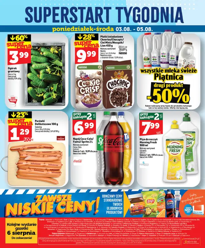TOPAZ - gazetka promocyjna Gazetka od czwartku 30.07 do środy 05.08 - strona 48