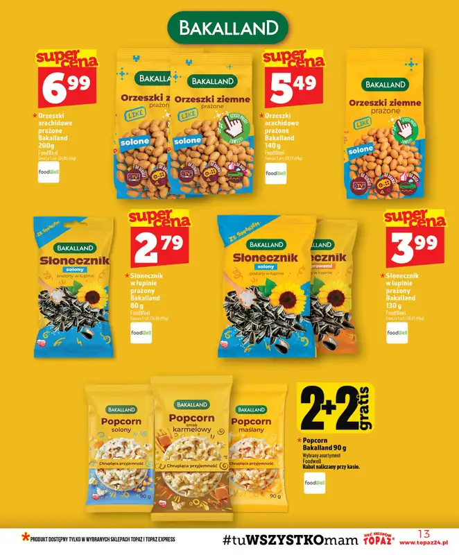 TOPAZ - gazetka promocyjna Gazetka od czwartku 30.07 do środy 05.08 - strona 13