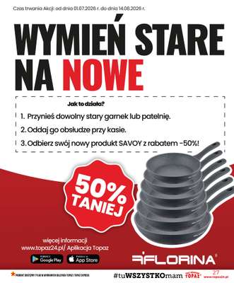 TOPAZ - gazetka promocyjna Gazetka od czwartku 30.07 do środy 05.08 - strona 27
