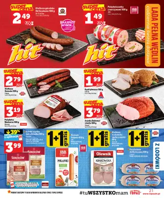 TOPAZ - gazetka promocyjna Gazetka od czwartku 30.07 do środy 05.08 - strona 21
