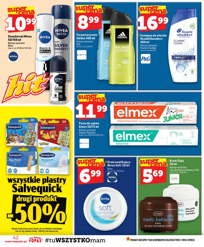 TOPAZ - gazetka promocyjna Gazetka od czwartku 30.07 do środy 05.08 - strona 42