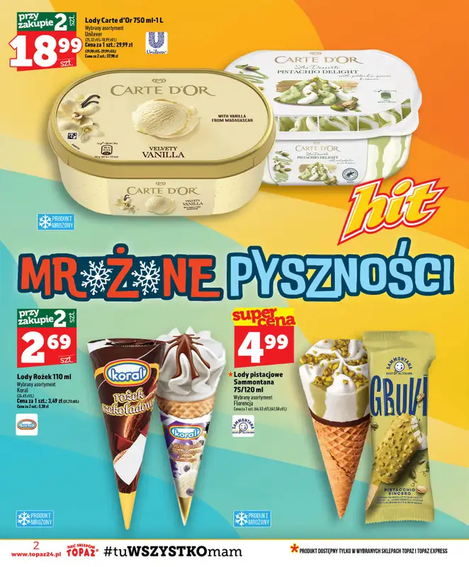 TOPAZ - gazetka promocyjna Gazetka od czwartku 30.07 do środy 05.08 - strona 2