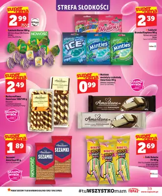 TOPAZ - gazetka promocyjna Gazetka od czwartku 30.07 do środy 05.08 - strona 39