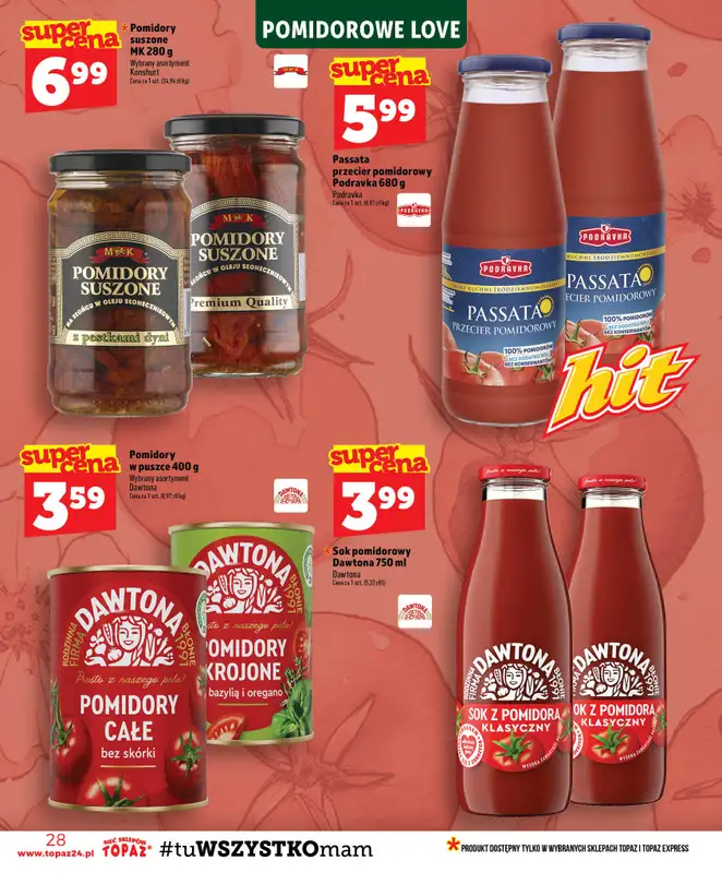 TOPAZ - gazetka promocyjna Gazetka od czwartku 30.07 do środy 05.08 - strona 28