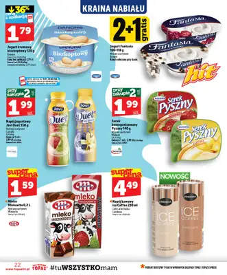 TOPAZ - gazetka promocyjna Gazetka od czwartku 30.07 do środy 05.08 - strona 22
