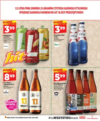 TOPAZ - gazetka promocyjna Gazetka od czwartku 30.07 do środy 05.08 - strona 5