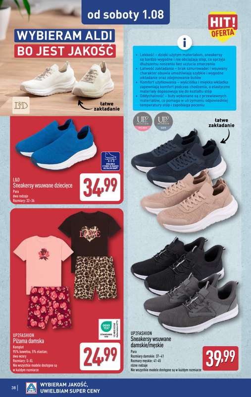 Aldi - gazetka promocyjna Pełny katalog! od poniedziałku 27.07 do soboty 01.08 - strona 38