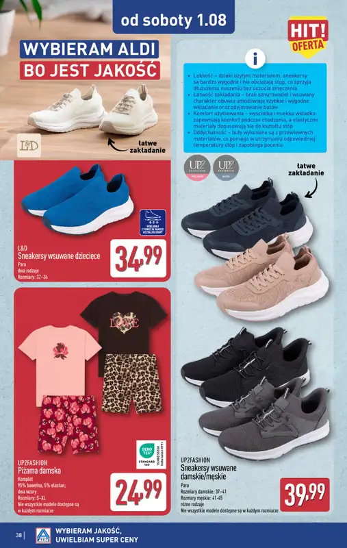 Aldi - gazetka promocyjna Pełny katalog! od poniedziałku 27.07 do soboty 01.08 - strona 38