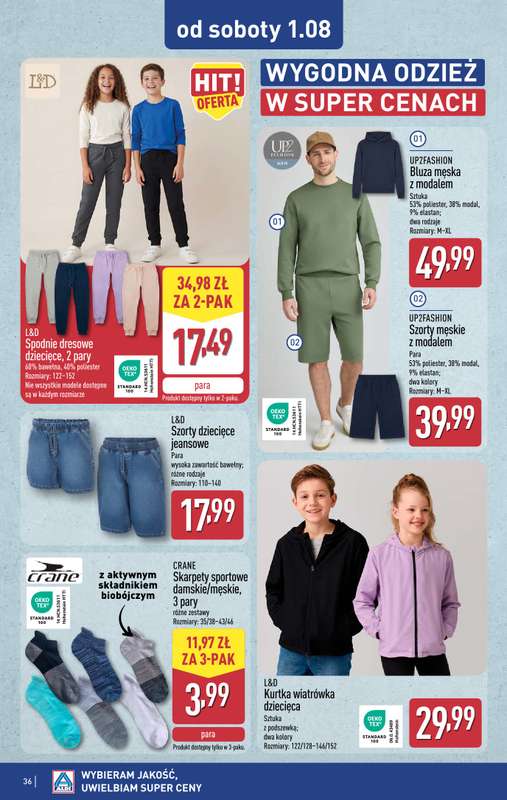 Aldi - gazetka promocyjna Pełny katalog! od poniedziałku 27.07 do soboty 01.08 - strona 36