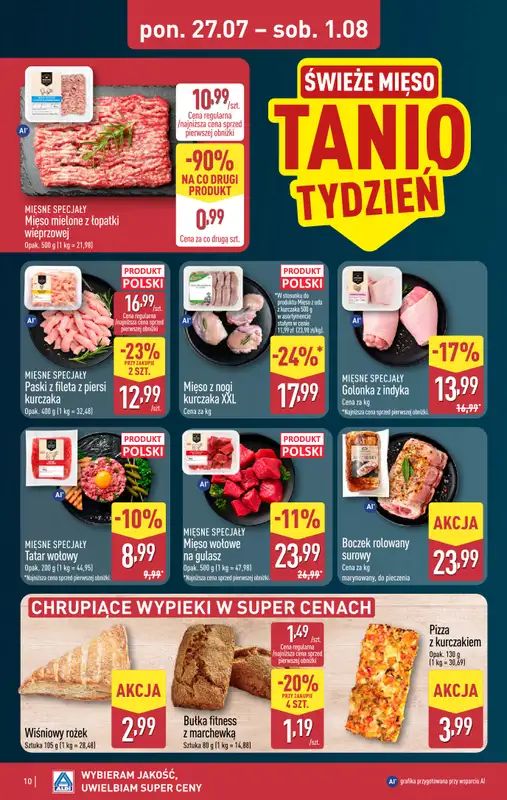 Aldi - gazetka promocyjna Pełny katalog! od poniedziałku 27.07 do soboty 01.08 - strona 10
