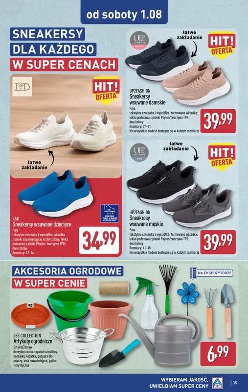 Aldi - gazetka promocyjna Pełny katalog! od poniedziałku 27.07 do soboty 01.08 - strona 35