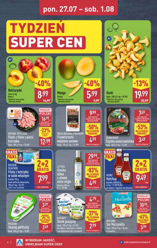 Aldi - gazetka promocyjna Weekend super cen w Aldi! od czwartku 30.07 do soboty 01.08 - strona 4