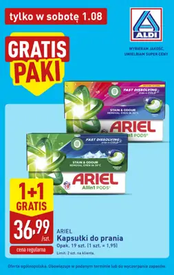 Aldi - gazetka promocyjna Najlepsze oferty na sobotę w Aldi! od soboty 01.08 do soboty 01.08 - strona 4