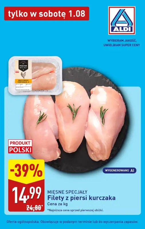 Aldi - gazetka promocyjna Najlepsze oferty na sobotę w Aldi! od soboty 01.08 do soboty 01.08 - strona 3