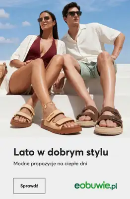 eobuwie.pl - gazetka promocyjna Lato w dobrym stylu - klapki i sandały od piątku 24.07 do środy 29.07