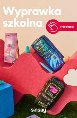 Sinsay - gazetka promocyjna Wyprawka szkolna w supercenach! od piątku 24.07 