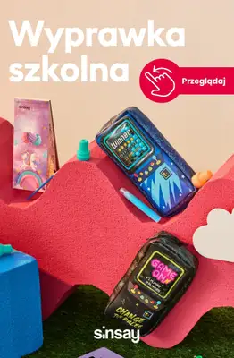 Sinsay - gazetka promocyjna Wyprawka szkolna w supercenach! od piątku 24.07 