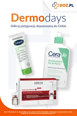 DOZ.PL - gazetka promocyjna Dermodays 2 od wtorku 21.07 do niedzieli 26.07