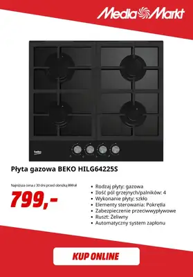 Media Markt - gazetka promocyjna Płyta indukcyjna Beko -50% w zestawie z piekarnikiem! od piątku 24.07 do niedzieli 09.08 - strona 2