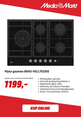 Media Markt - gazetka promocyjna Płyta indukcyjna Beko -50% w zestawie z piekarnikiem! od piątku 24.07 do niedzieli 09.08 - strona 6