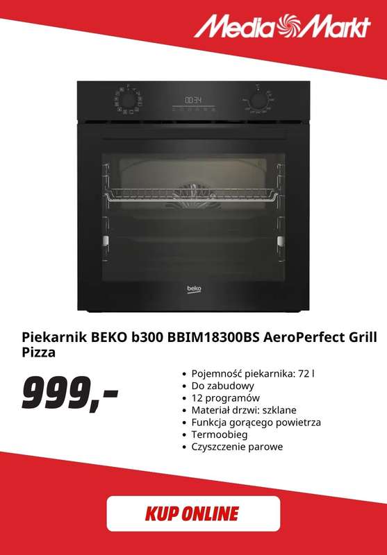 Media Markt - gazetka promocyjna Płyta indukcyjna Beko -50% w zestawie z piekarnikiem! od piątku 24.07 do niedzieli 09.08 - strona 3