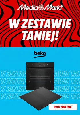 Media Markt - gazetka promocyjna Płyta indukcyjna Beko -50% w zestawie z piekarnikiem! od piątku 24.07 do niedzieli 09.08