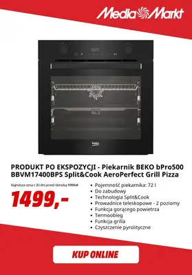 Media Markt - gazetka promocyjna Płyta indukcyjna Beko -50% w zestawie z piekarnikiem! od piątku 24.07 do niedzieli 09.08 - strona 7