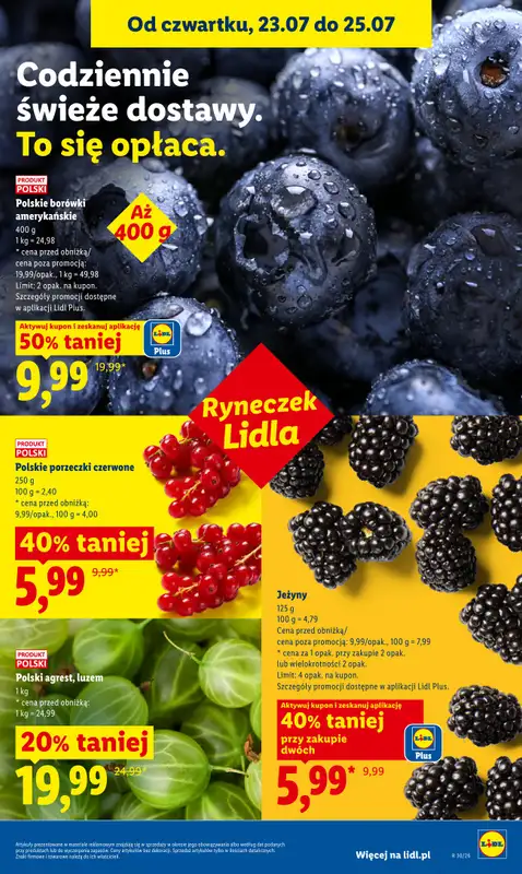Lidl - gazetka promocyjna Oferta od czwartku od czwartku 23.07 do soboty 25.07 - strona 53