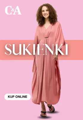 C&A - gazetka promocyjna Sukienki maxi od soboty 25.07 