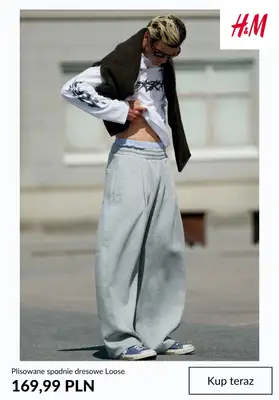 H&M - gazetka promocyjna Męskie DRESY w super cenach od soboty 25.07  - strona 5