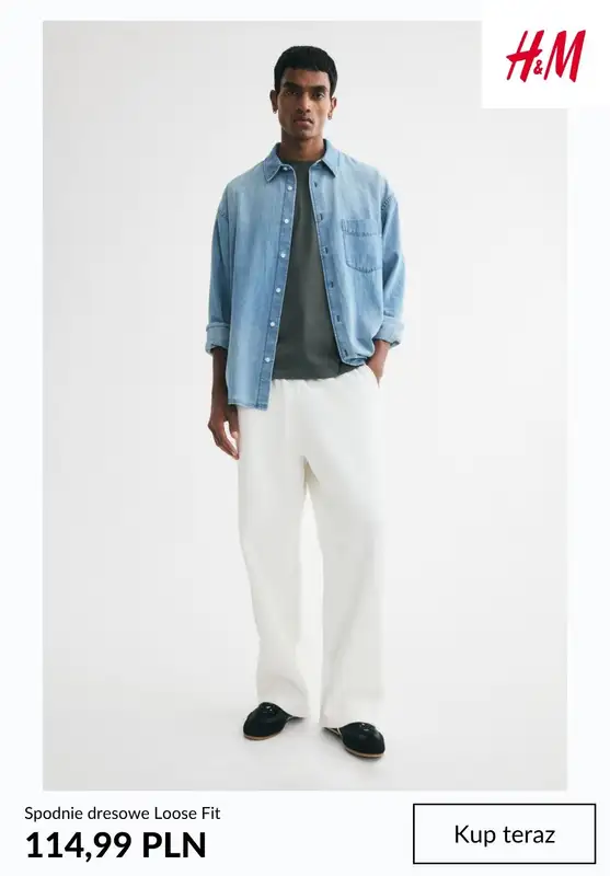 H&M - gazetka promocyjna Męskie DRESY w super cenach od soboty 25.07  - strona 8