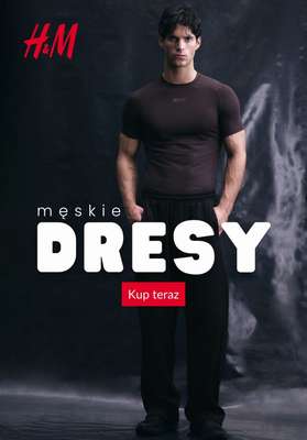 H&M - gazetka promocyjna Męskie DRESY w super cenach od soboty 25.07 
