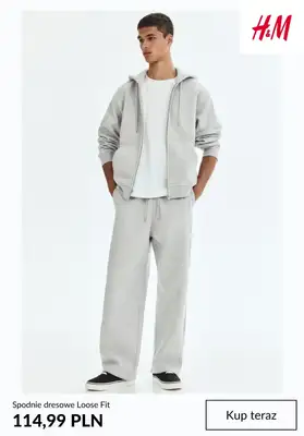 H&M - gazetka promocyjna Męskie DRESY w super cenach od soboty 25.07  - strona 3